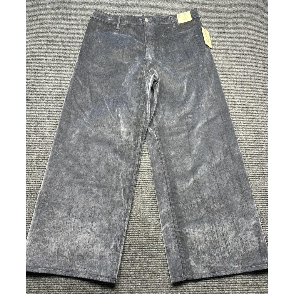 Universal Thread Pants Womens 16R Gray High Rise Sailor Wide Leg Relaxed Stretch
